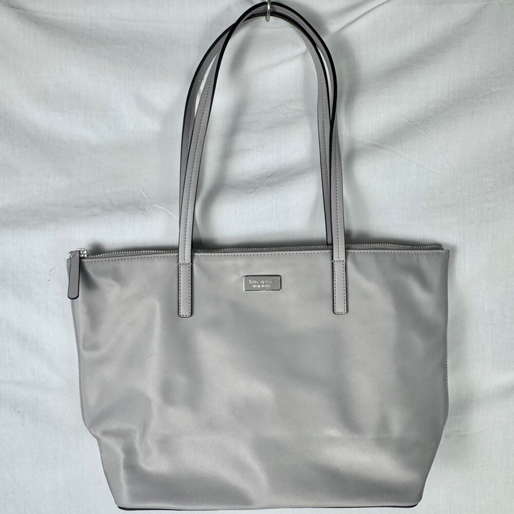 Kate Spade New York Hayden Top Zip Tote Bag in Gray Style Number WKRU6537 (NWT)